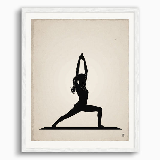 Poster: Minimalist drawing, Yoga