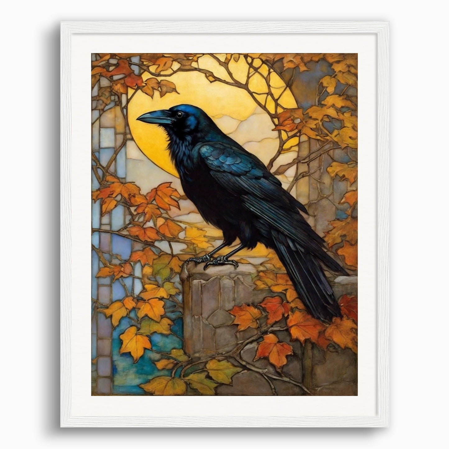 Poster: Louis Comfort Tiffany, Crow