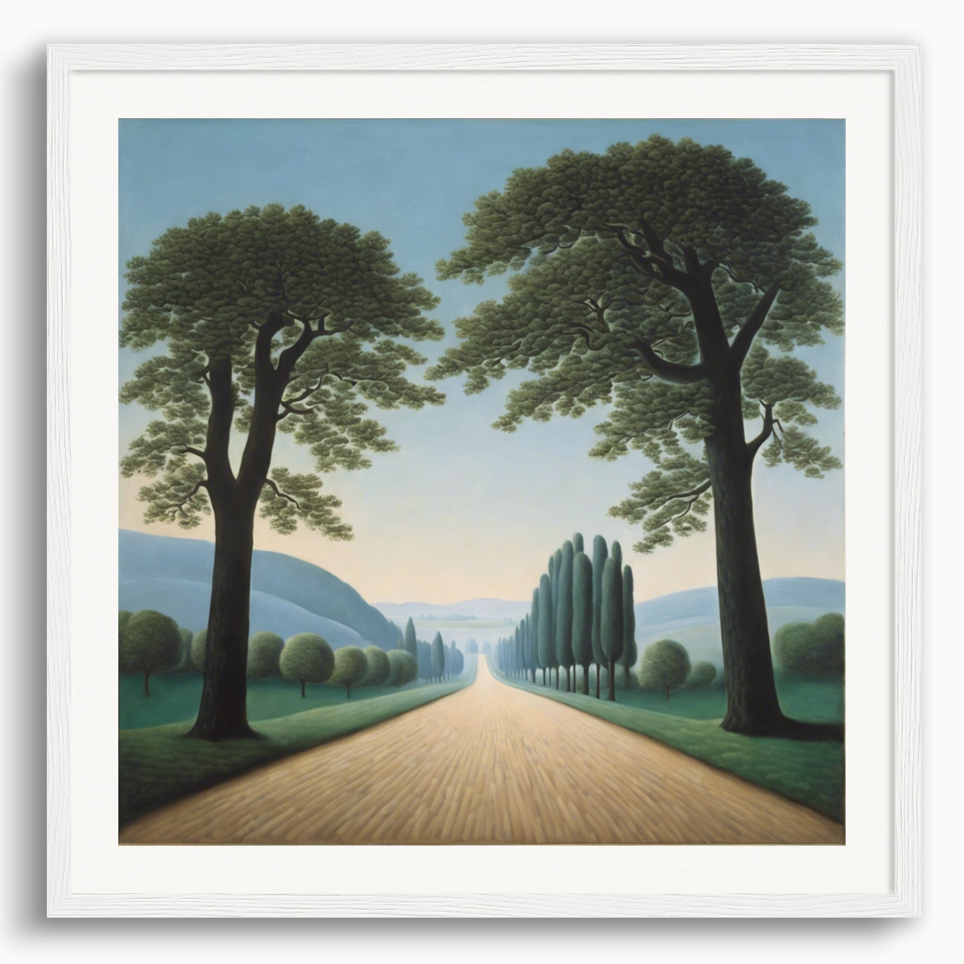 Poster: Belgian surrealism, Road