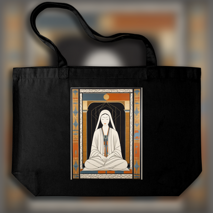 Tote bag - Dreamlike and transcendent contemporary American painting, Astrology, virgo sign - 3569269455