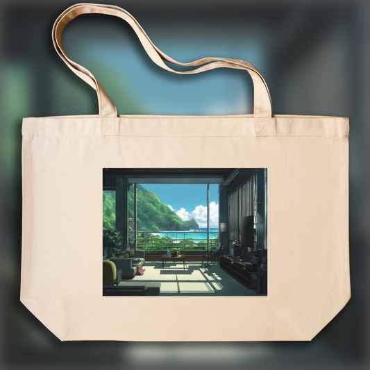 Tote bag - Ghost in the shell atmosphere, In the Seychelles - 1919402654