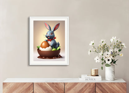 Poster with wood frame: , 