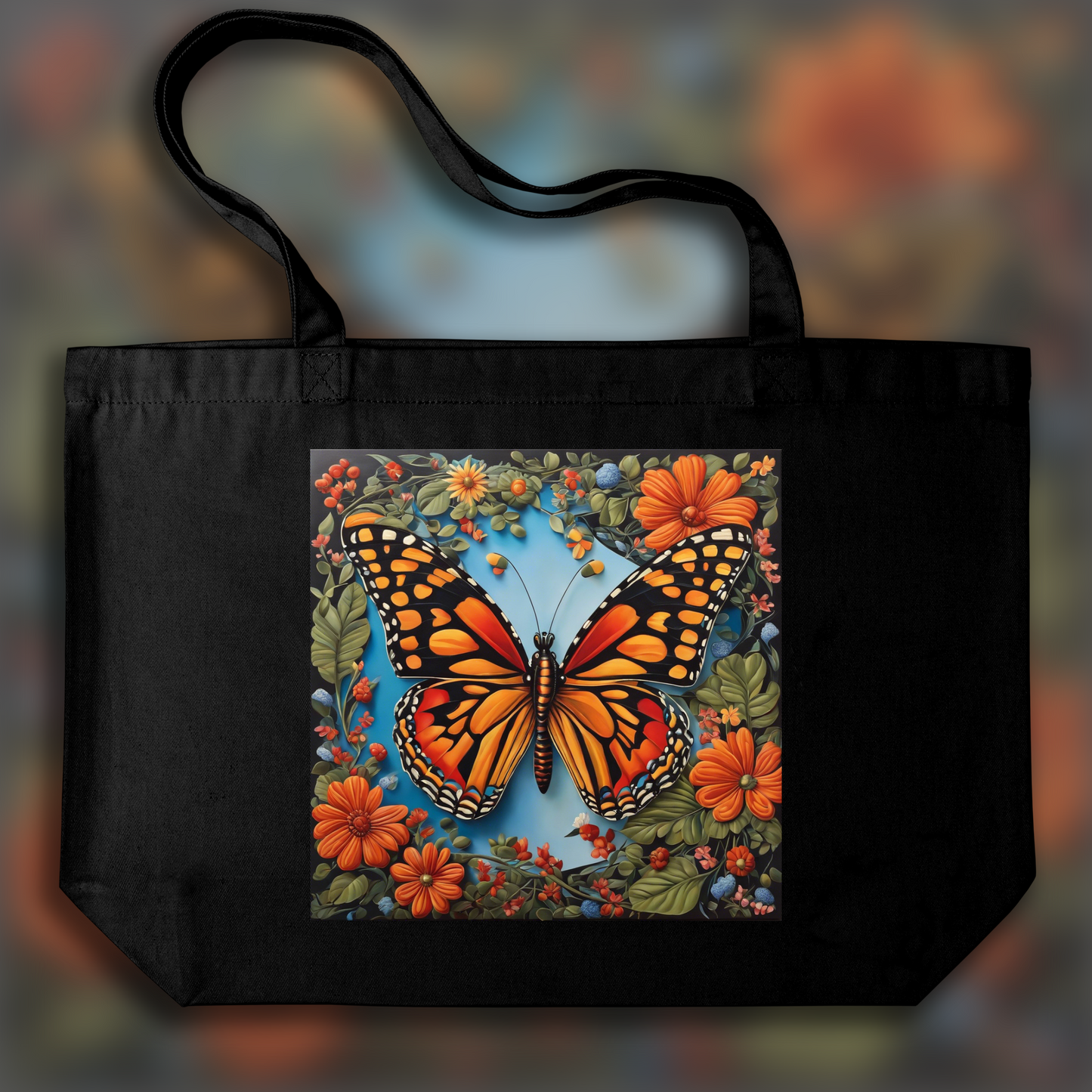 Tote bag - Modernisme tardif, Papillon - 3165440363