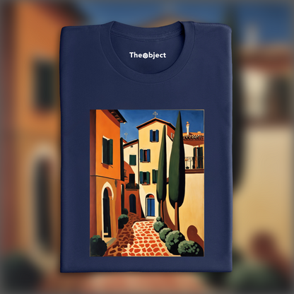 T-Shirt - Paysages alliant couleurs fauves et formes audacieuses, Italie - 1129098560