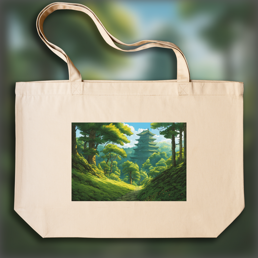 Tote bag - Japanese animation studio, Forest - 4095437608