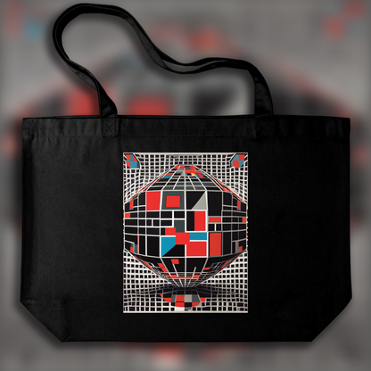 Tote bag - Art optique du XXème siècle, Ordinateur - 2277060293