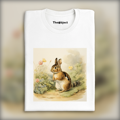 T-Shirt - Charming tales, delicate British watercolors, Egg  - 3218260942