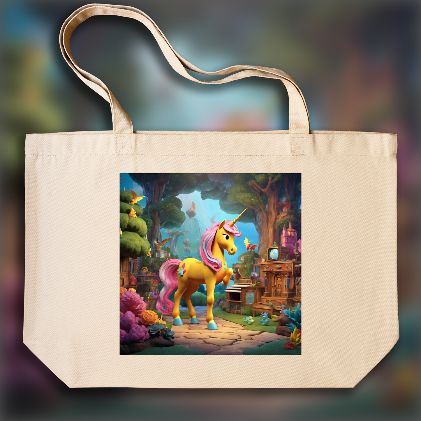 Tote bag - Children's TV program, Unicorn - 1431009350