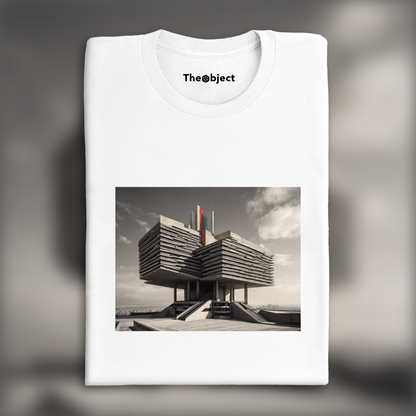 T-Shirt - Mystical comic , Brutalist architecture, city - 2552108344