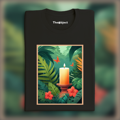 T-Shirt - Jungle tropicale, Bougie - 247442800