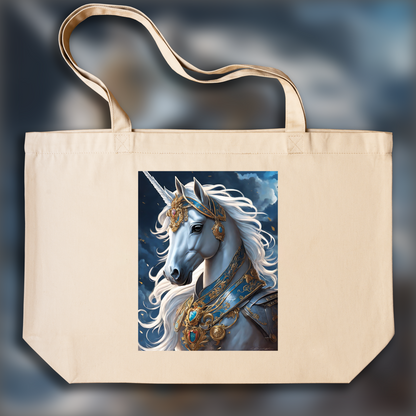 Tote bag - Key pieces of contemporary Japanese anime, Unicorn - 3326577785