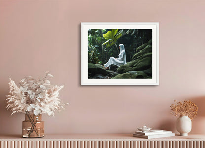 Poster with wood frame: Realistic photography, 