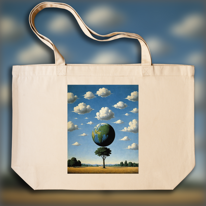 Tote bag - Belgian surrealism, Earth - 2961705332