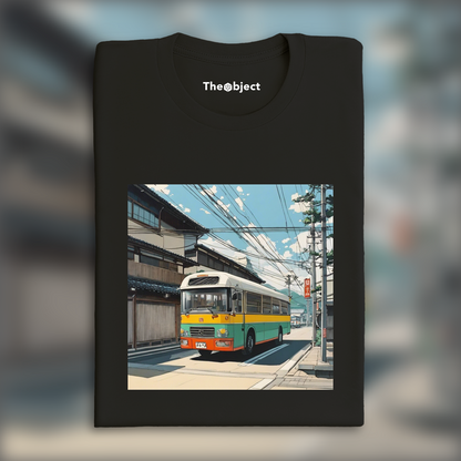 T-Shirt - Estampes japonaises à la beauté délicate, Bus - 911299387