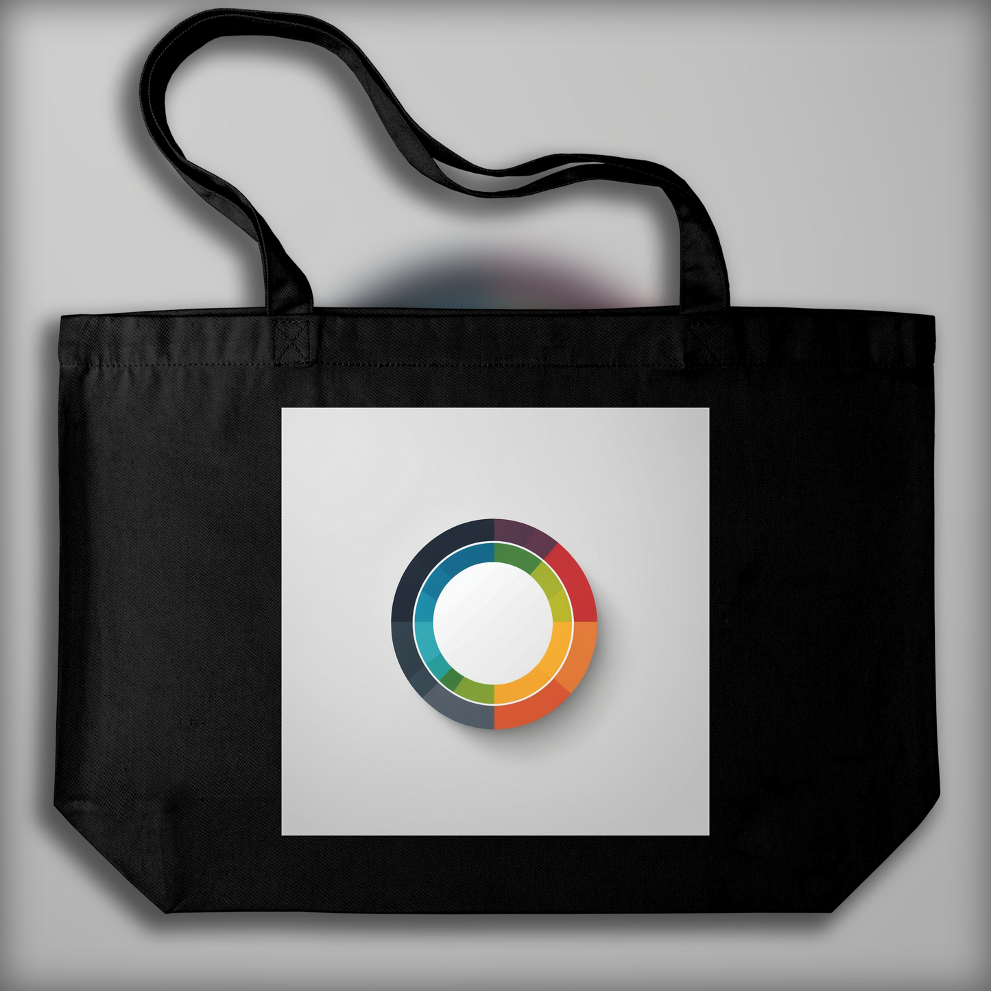 Tote bag - L'art du minimalisme, cercles - 2498376593