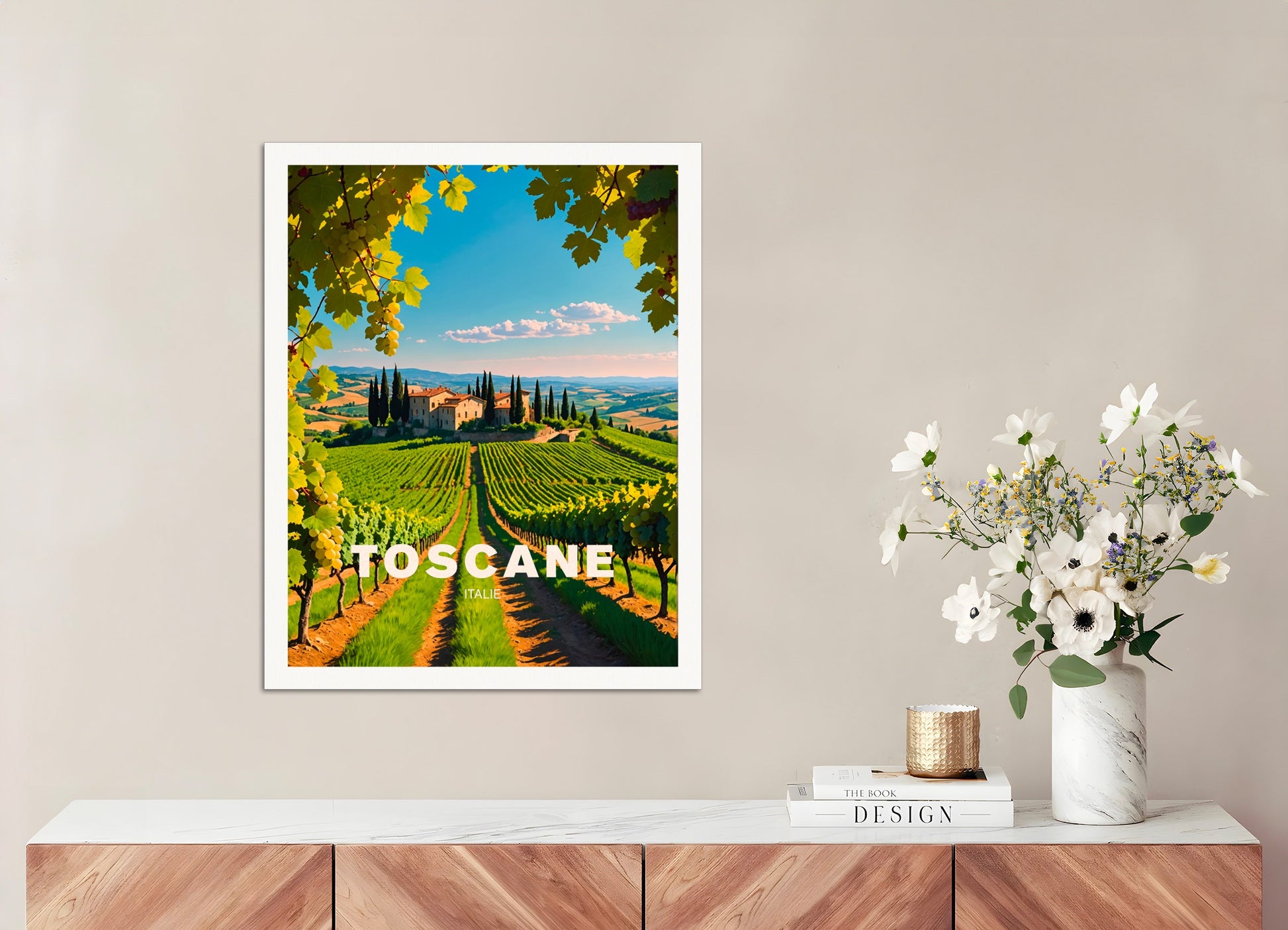 Poster: Vineyard in Tuscany