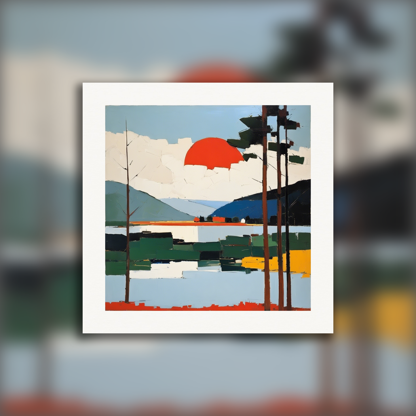 Poster - Nicolas de Stael, Lake - 1347242041