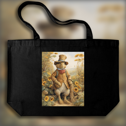 Tote bag - Charming tales, delicate British watercolors, Scarecrow - 2280231038