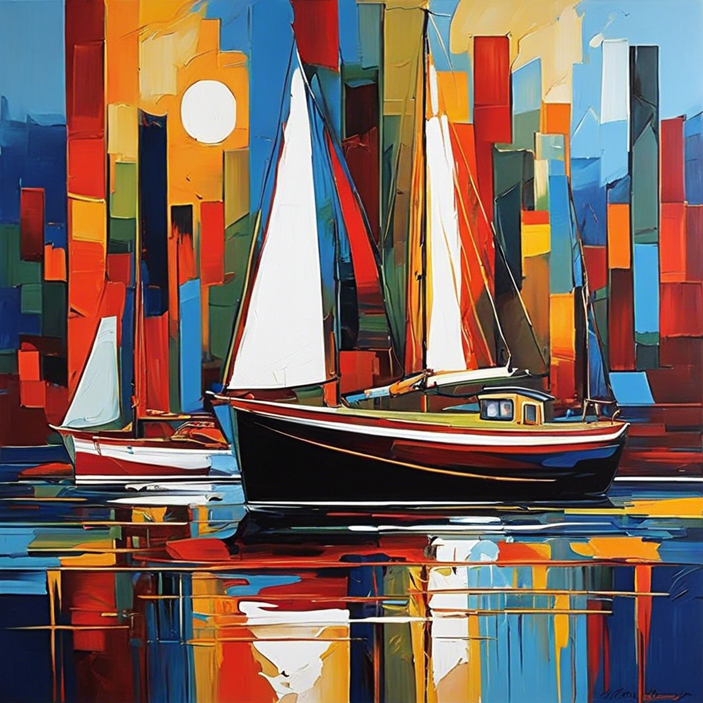 Poster - Canadian Abstract Expressionism, Boat - 596688742