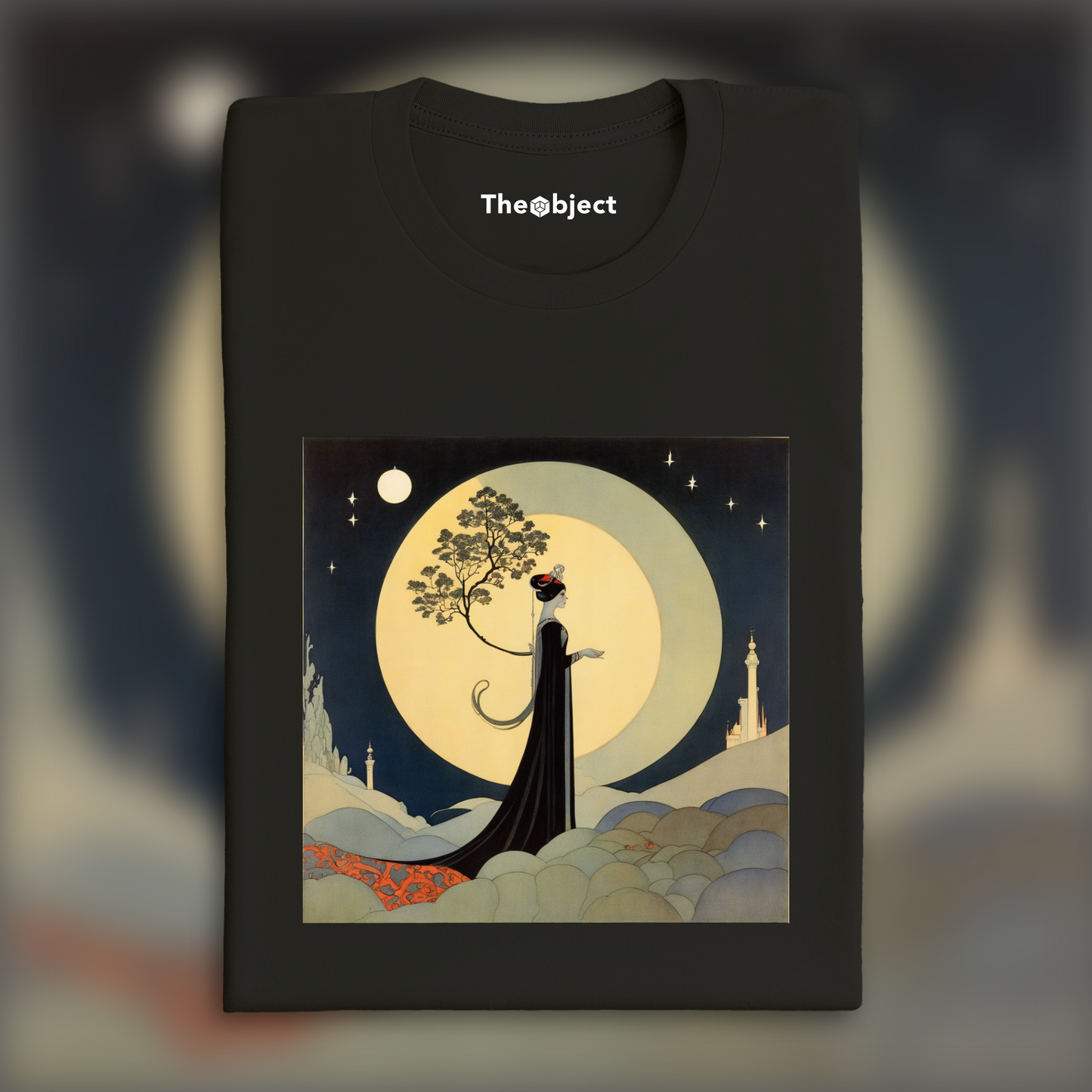 T-Shirt - Whimsical American illustration with enchanting and fantastical elements, Shadow - 2520635280