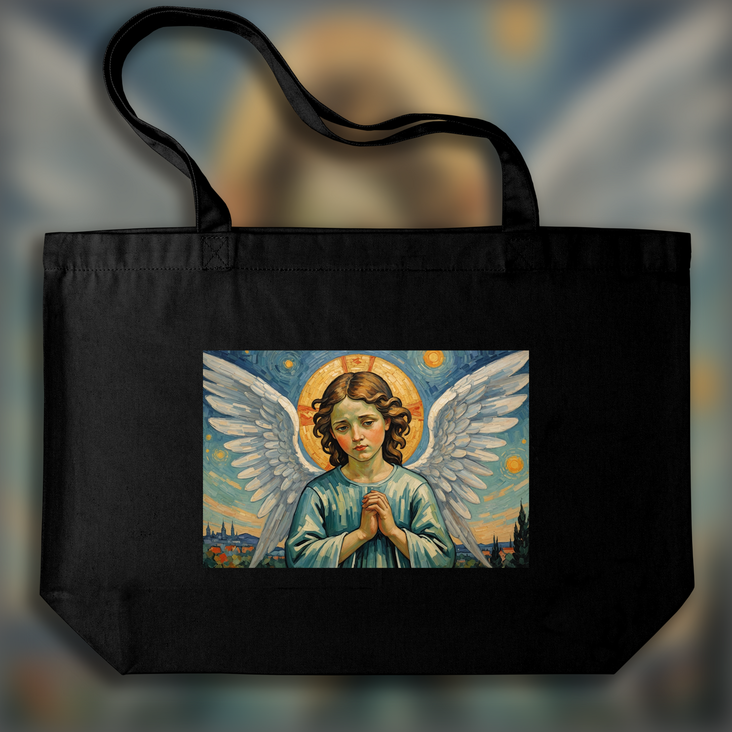 Tote bag - Post-Impressionism, Angel - 2131773231