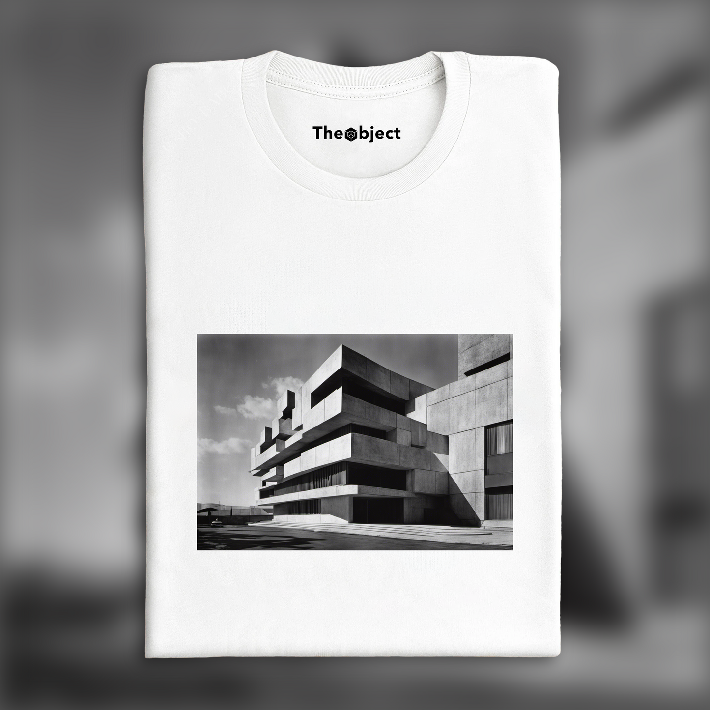 T-Shirt - Abstract photography, nature and geometric patterns , Brutalist architecture, city - 3228425031