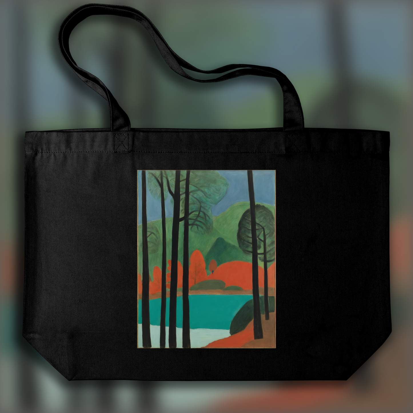 Tote bag - Intimate American figurative, abstract trend, Jungle - 684329080