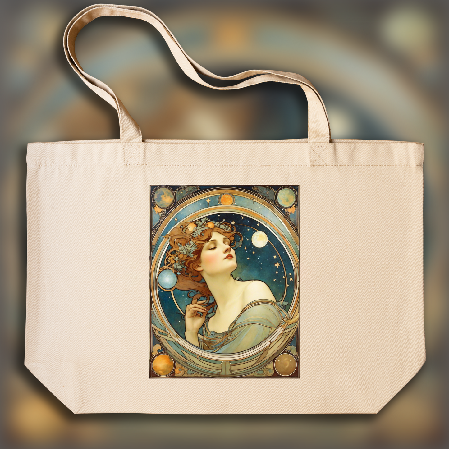 Tote bag - Mucha, Astronomie - 1376514568