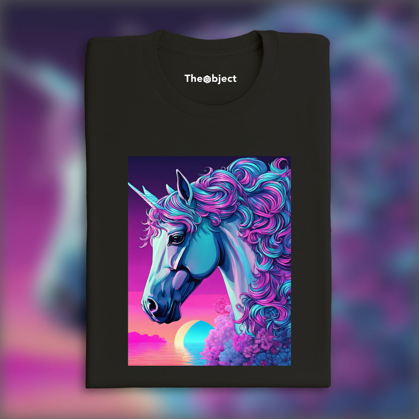 T-Shirt - Vaporwave, Unicorn - 2232047465