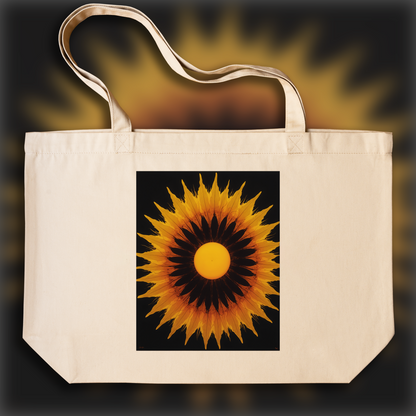 Tote bag - ZERO movement, German kinetic art, Sun - 605554473