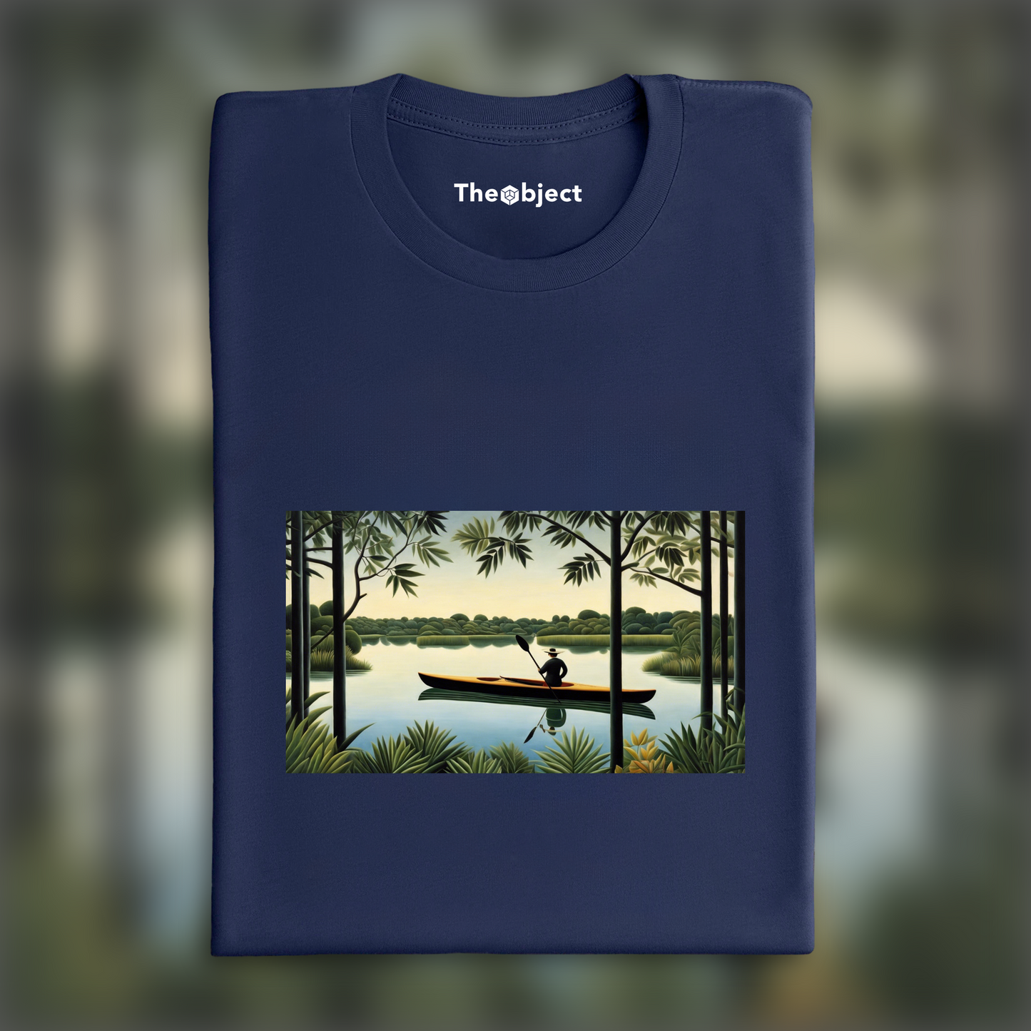 T-Shirt - Dreamlike and naive jungles with fanciful precision, Kayak - 3602432350