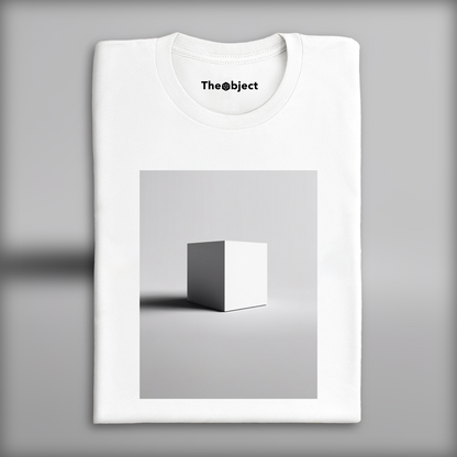 T-Shirt - Minimalist art, Cube - 1325810738