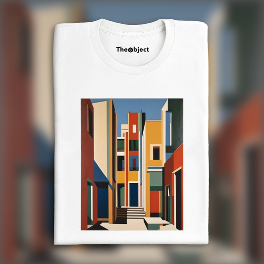 T-Shirt - Modern geometric abstraction, Rainbow - 2694528195