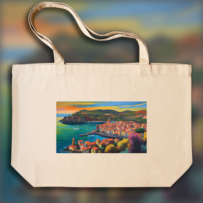 Tote bag - collioure, Exoplanet landscape - 780573905