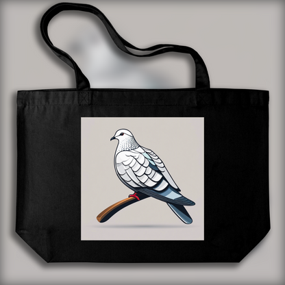 Tote bag - Flat icon, Dove - 3793157570