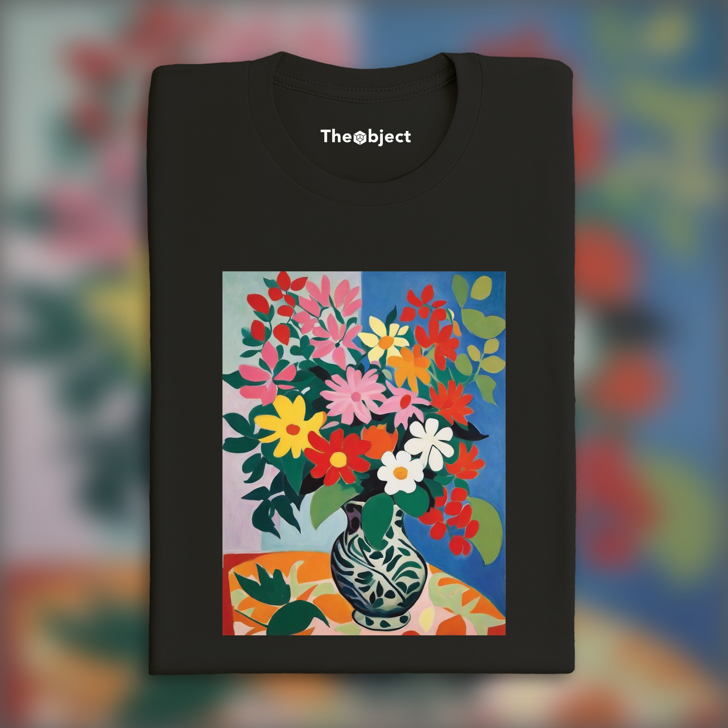 T-Shirt - Expressive and abstract shapes, decorative sensitivity, Flower - 4041213177