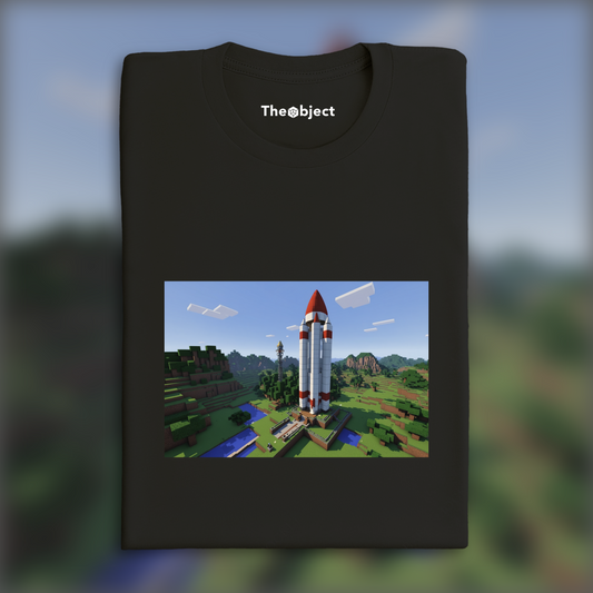 T-Shirt - Minecraft, Space rocket - 2376572395