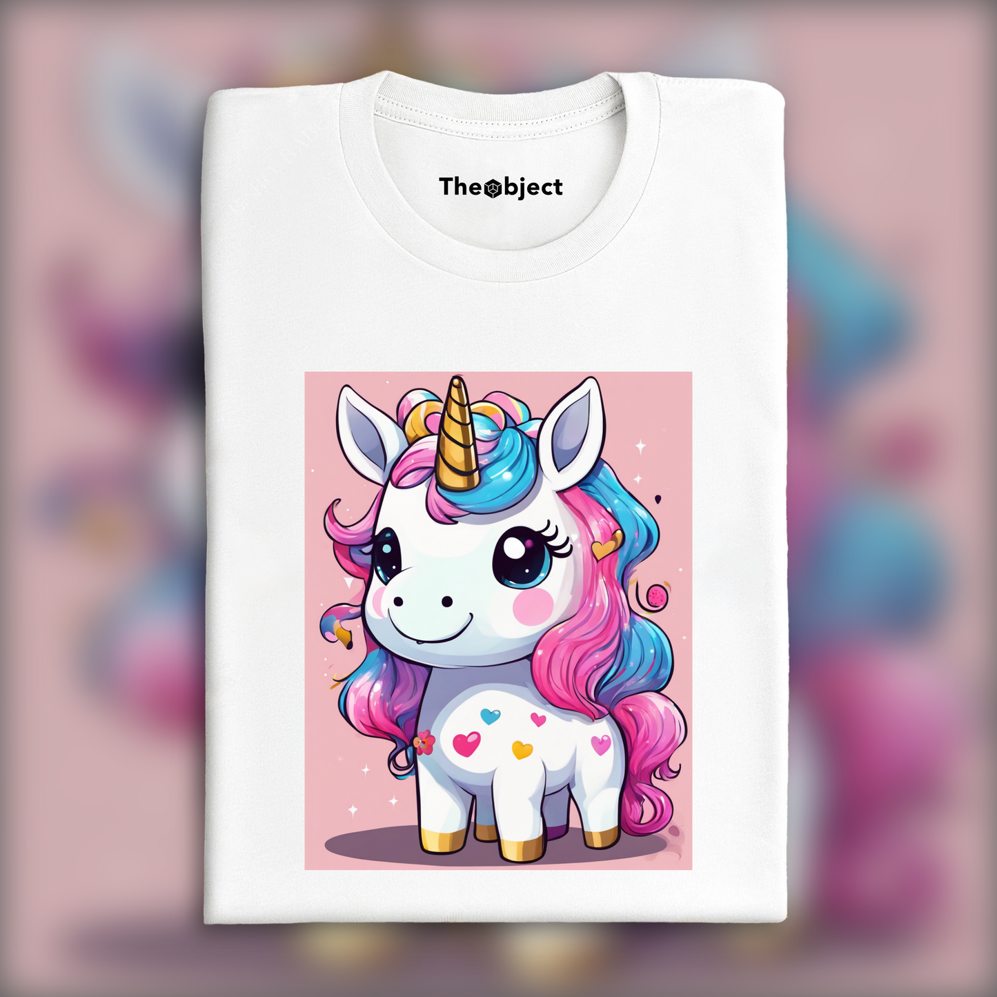 T-Shirt - Contemporary Japanese kawaii artist, A baby cute unicorn - 3327077270