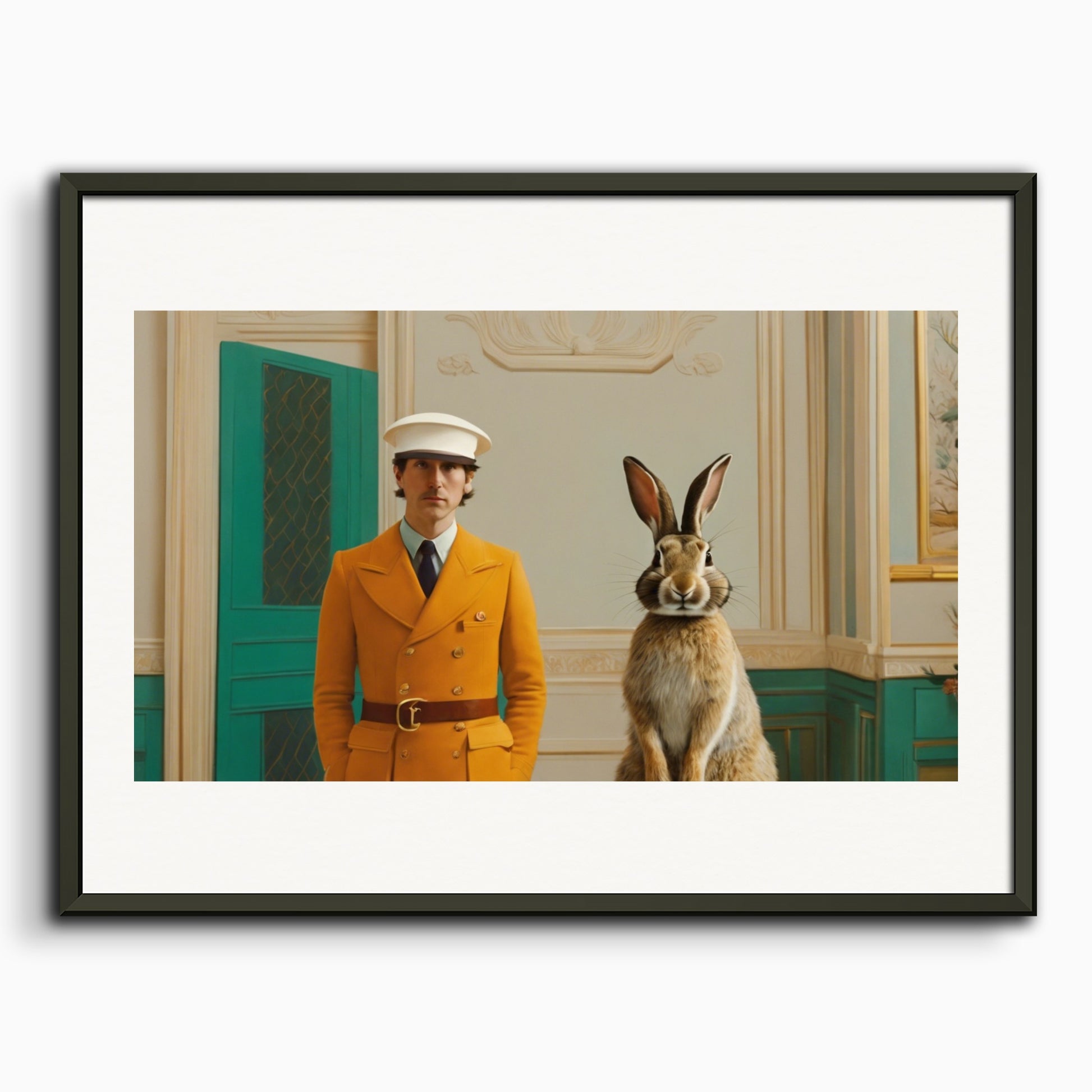 Poster: Wes Anderson atmosphere, Rabbit