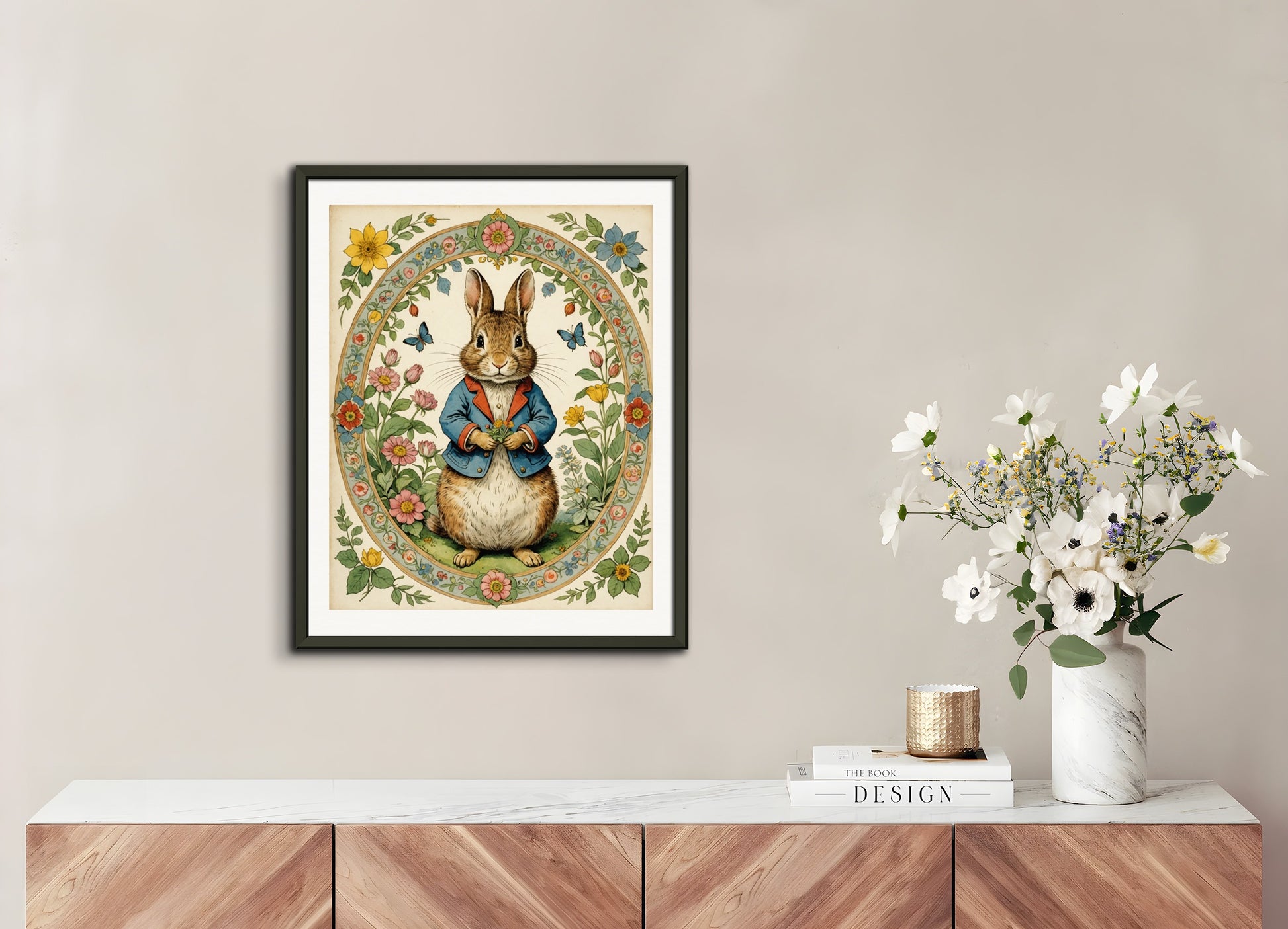 Poster with metal frame: Beatrix Potter, 