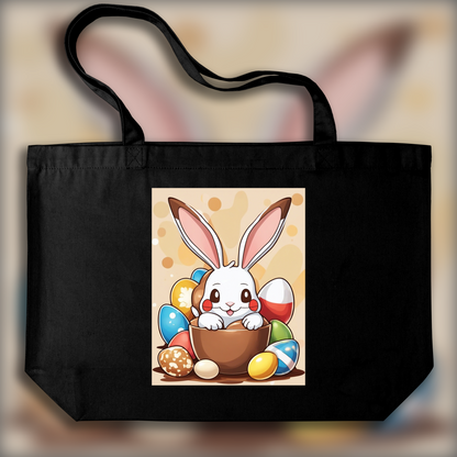 Tote bag - Pokémon , lapin avec oeuf en chocolat - 3142772989