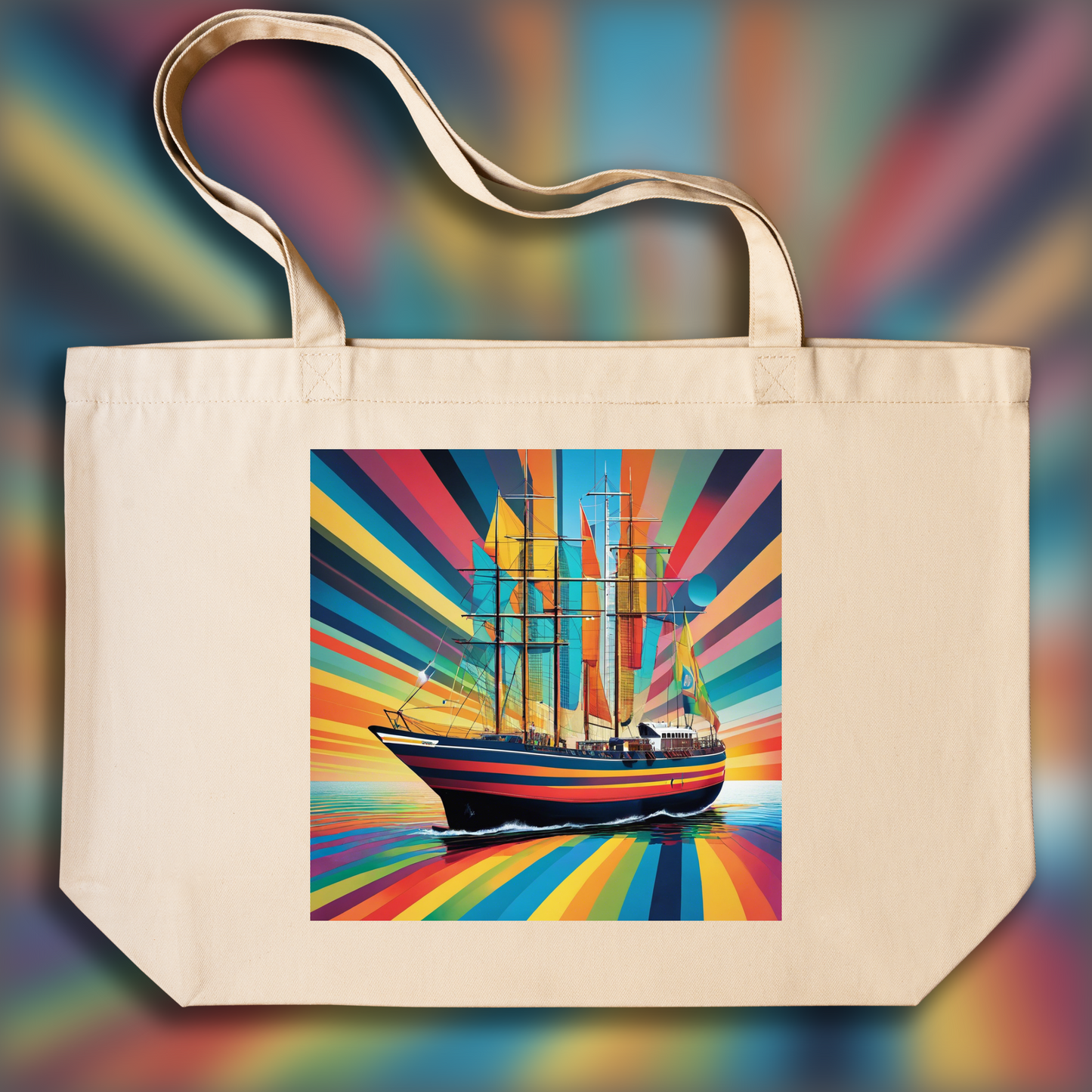 Tote bag - SPECTRUM VOLLEY, Boat - 1951459061