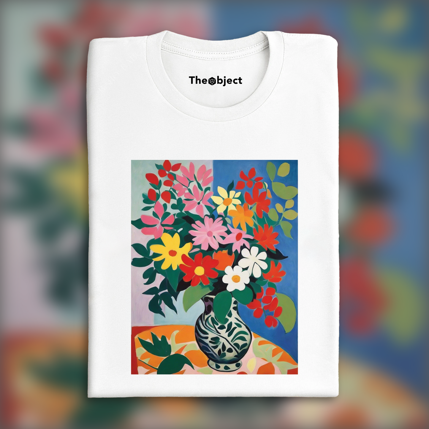 T-Shirt - Expressive and abstract shapes, decorative sensitivity, Flower - 4041213177