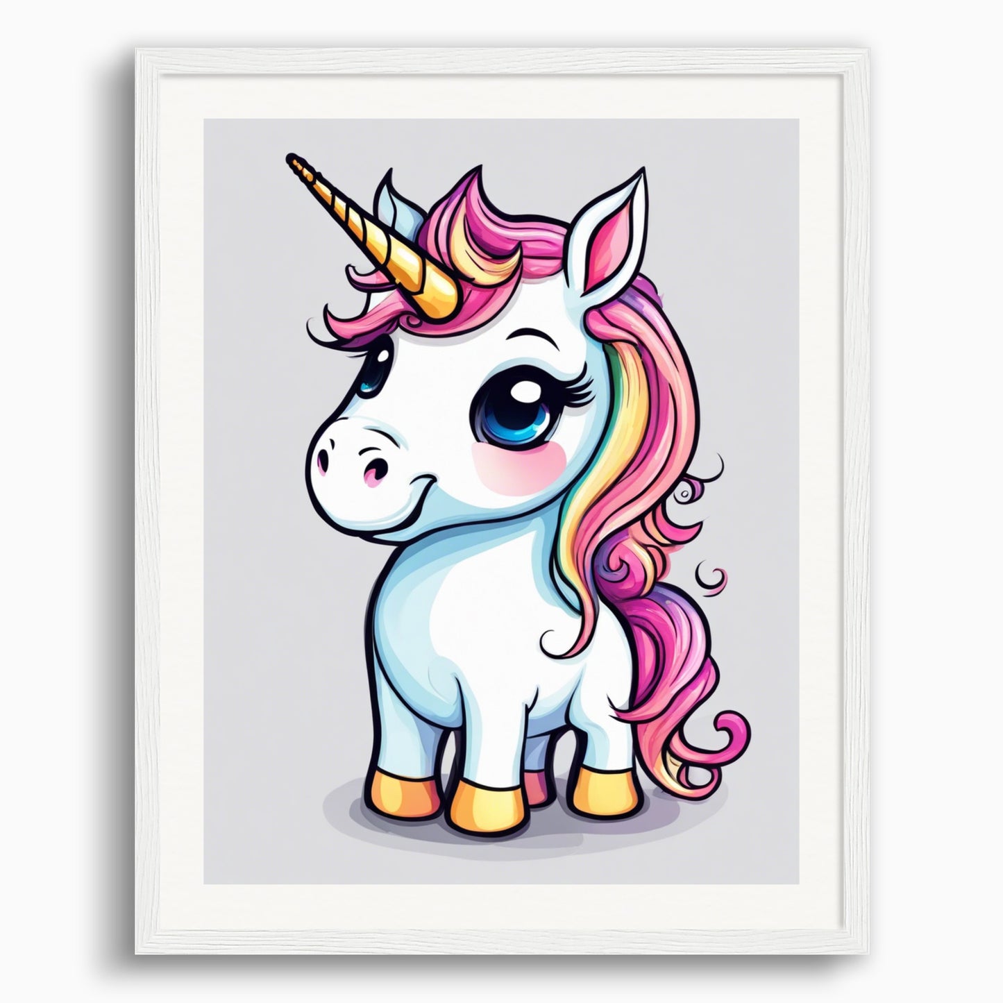 Poster: , A baby cute unicorn