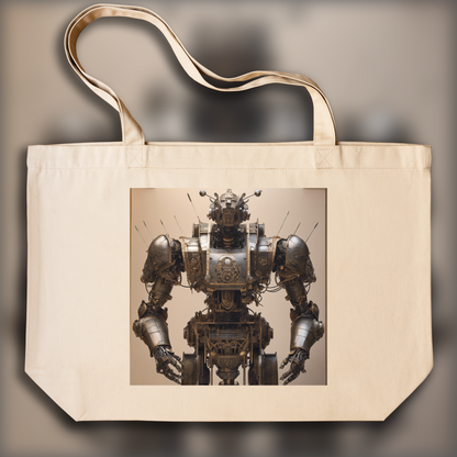 Tote bag - Maîtrise intemporelle de l'anatomie, de la perspective et du sfumato, Robot - 4243777893