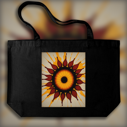 Tote bag - ZERO movement, German kinetic art, Sun - 3904604178