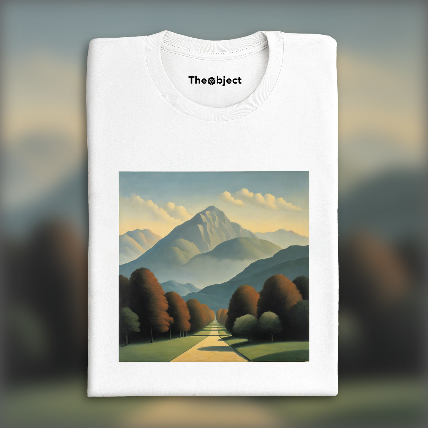 T-Shirt - Belgian surrealism, Mountains - 287953181