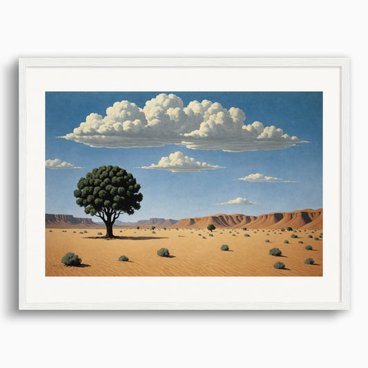 Poster: Belgian surrealism, Desert