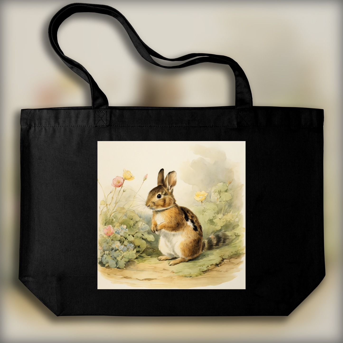 Tote bag - Contes charmants, délicates aquarelles britanniques, Œuf  - 3218260942