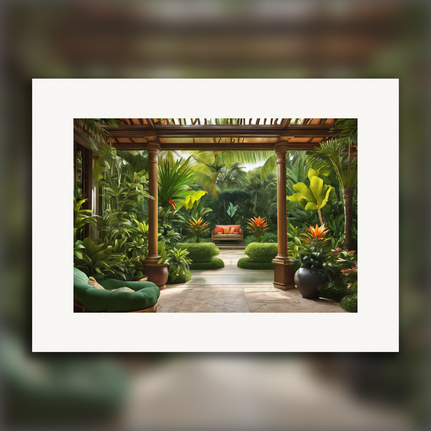 Poster - Jardin tropical, Vegetation - 122559186